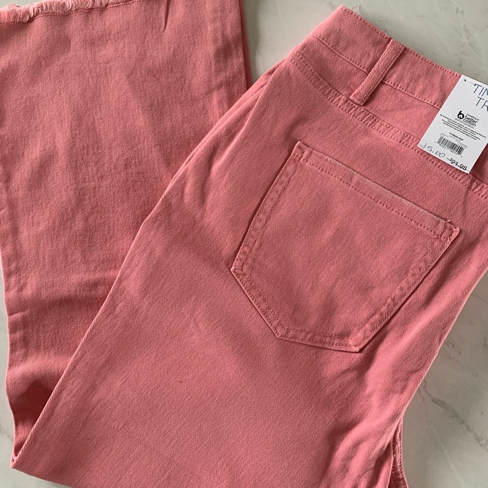 Time and Tru Pink Straight Leg Jeans